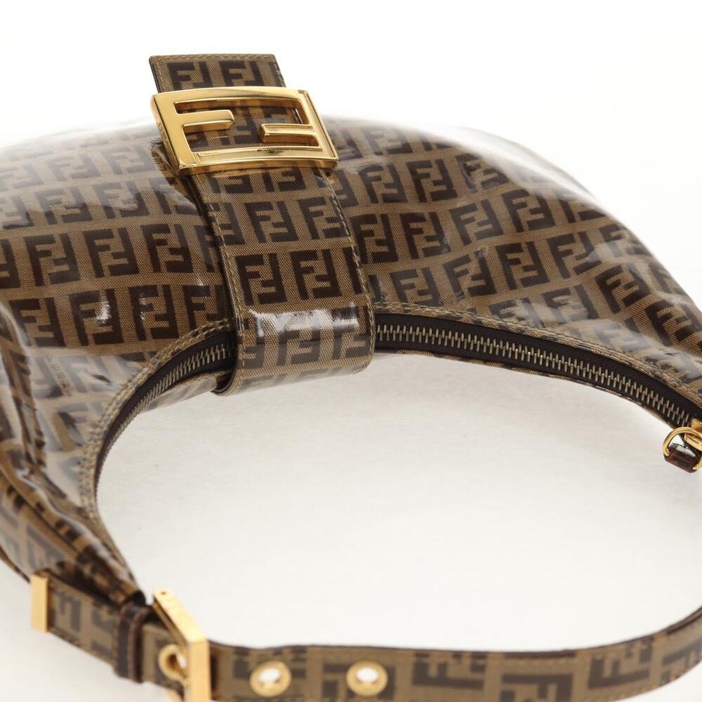 Fendi Vinyl Zucchino Croissant Hobo - Picture 10 of 13